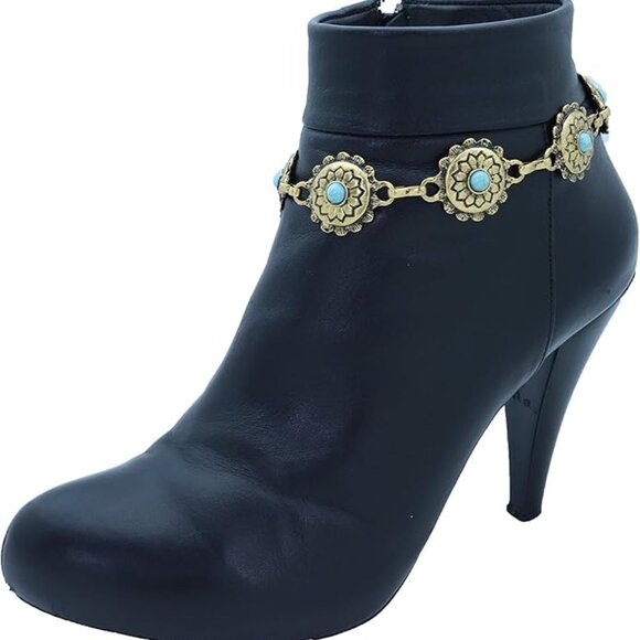 Women Western Bohemian Boot Chain - Picture 1 of 6